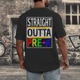 Kids Straight Outta Pre-K Graduation Men's Back Print T-Shirt Kids Straight Outta Pre-K Graduation Men's Back Print T-Shirt