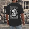 Kinda Emotional Kinda Emotionless Tarot Card Introvert Men's Back Print T-Shirt Kinda Emotional Kinda Emotionless Tarot Card Introvert Men's Back Print T-Shirt