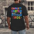 Kindergarten Graduate Kindergarten Class Of 2026 Graduation Men's Back Print T-Shirt