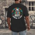 Kindergarten Graduation Class Of 2025 Senior 2037 Class Men's Back Print T-Shirt