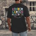 KINDERGARTEN Graduation TShirt 2018 Last Day Of School Men's Back Print T-Shirt