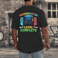 Kindergarten Level Complete Graduation Class 2025 Gamer Boys Men's Back Print T-Shirt