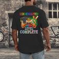 Kindergarten Level Complete Last Day Of School Graduation Men's Back Print T-Shirt