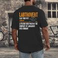 Labrador Retriever Labtrovert Definition Introvert Labrador Men's Back Print T-Shirt