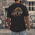 Last Day Of School Shirt For Teacher Kids Student Graduation Men's Back Print T-Shirt