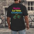 Last Day Of School Spanish Teacher Graduation T-Shirt Men's Back Print T-Shirt