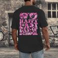 Last Day Of School Teacher Students School Graduation Groovy Men's Back Print T-Shirt