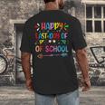 Last Day Of School Tie Dye School Graduation Summer Teacher Men's Back Print T-Shirt