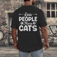 Less People More Cats Introvert's Dream Tee Men's Back Print T-Shirt
