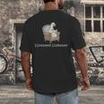 Licensed Listener Goose School Graduation Men's Back Print T-Shirt