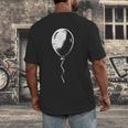 Lone Balloon Celebration Individualistic Introvert Party Men's Back Print T-Shirt