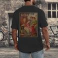 Louisa May Alcott Coming Of Age Novel Little Women Book Cover Small Men's Back Print T-Shirt Louisa May Alcott Coming Of Age Novel Little Women Book Cover Small Men's Back Print T-Shirt