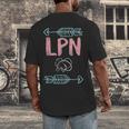 LPN Licensed Practical Nurse Graduation Nursing Nurses Week Men's Back Print T-Shirt