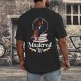 Mastered It Black Girl Masters Degree Graduation Black Queen Men's Back Print T-Shirt