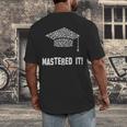 Mastered It Shirt Graduation 2018 Men's Back Print T-Shirt