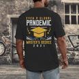 Master's Degree 2021 Master Graduation Graduate Men's Back Print T-Shirt