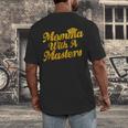 Masters Degree Graduation For Mom Wife Social Work MBA Men's Back Print T-Shirt