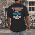 Masters In Education Degree Graduation Women MeD Men's Back Print T-Shirt