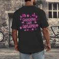Masters Graduation Educated Latina Chingona Con Diploma Men's Back Print T-Shirt