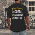 Masters Graduation Goal Digger Mastered It Men's Back Print T-Shirt