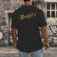 Masters Graduation Mastered It Cute Shirt Men's Back Print T-Shirt