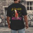 By Any Means Necessary Graduation HBCU Educated Girl Men's Back Print T-Shirt