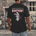 Med School Graduation Bunny Medical New Doctor Men's Back Print T-Shirt