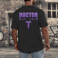 Medical Student Shirt Doctor Graduation Tshirt MD DO Degree Men's Back Print T-Shirt