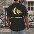 Medium Mature Banana Banana Real School Graduation Celebrations Men's Back Print T-Shirt