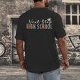 Middle School Graduation Next Stop High School Men's Back Print T-Shirt
