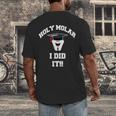 Molar Dentist Dental Hygienist Graduation Shirt Men's Back Print T-Shirt