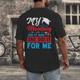 My Mommy Did It And She Did It For Me Mom Nurse Graduation Men's Back Print T-Shirt