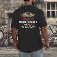 Music Therapy Major Student Shirt Graduation Men's Back Print T-Shirt