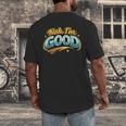 Nah Im Good Sarcastic Quote Introvert Humor Men's Back Print T-Shirt