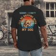 Napping Chihuahua Dog Breed Sleeping Pet Pup Introvert Men's Back Print T-Shirt