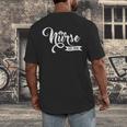 New Nurse 2018 Nursing School Graduate Graduation Shirt Men's Back Print T-Shirt