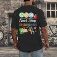 Next Stop Kindergarten Preschool Graduation 2025 Boy Girl Men's Back Print T-Shirt