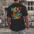 Next Stop Second Grade 1st Grade Graduation Day Kids Men's Back Print T-Shirt