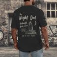 Night Owl Book Club Bookish Book Lover Tee Men's Back Print T-Shirt