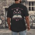 How Many Nights Reading 67 Meme Floral Book Lover Teacher Men's Back Print T-Shirt How Many Nights Reading 67 Meme Floral Book Lover Teacher Men's Back Print T-Shirt