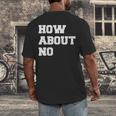 How About No Introvert Not So Social Men's Back Print T-Shirt
