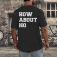 How About No Introvert Not So Social Men's Back Print T-Shirt