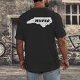 North Carolina Nursing Nurse Graduation Men's Back Print T-Shirt