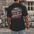 Not Friendly Do Not Approach Introvert Antisocial Men's Back Print T-Shirt Not Friendly Do Not Approach Introvert Antisocial Men's Back Print T-Shirt