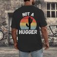 Not A Hugger Cactus Introvert Antisocial Men's Back Print T-Shirt