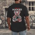 Not A Hugger Teddy Bear Antisocial Introvert Men's Back Print T-Shirt Not A Hugger Teddy Bear Antisocial Introvert Men's Back Print T-Shirt