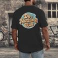 Do Nothing Club Lazy Introvert Gen Y Millennials Men's Back Print T-Shirt Do Nothing Club Lazy Introvert Gen Y Millennials Men's Back Print T-Shirt