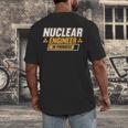 Nuclear Engineer In Progress Engineer Graduation Men's Back Print T-Shirt