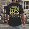Nuclear Engineer Student Graduation Nuclear Engineering Men's Back Print T-Shirt