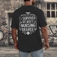 Nurse Wife Nursing Graduation And Nursing Wife Nurse Husband Men's Back Print T-Shirt